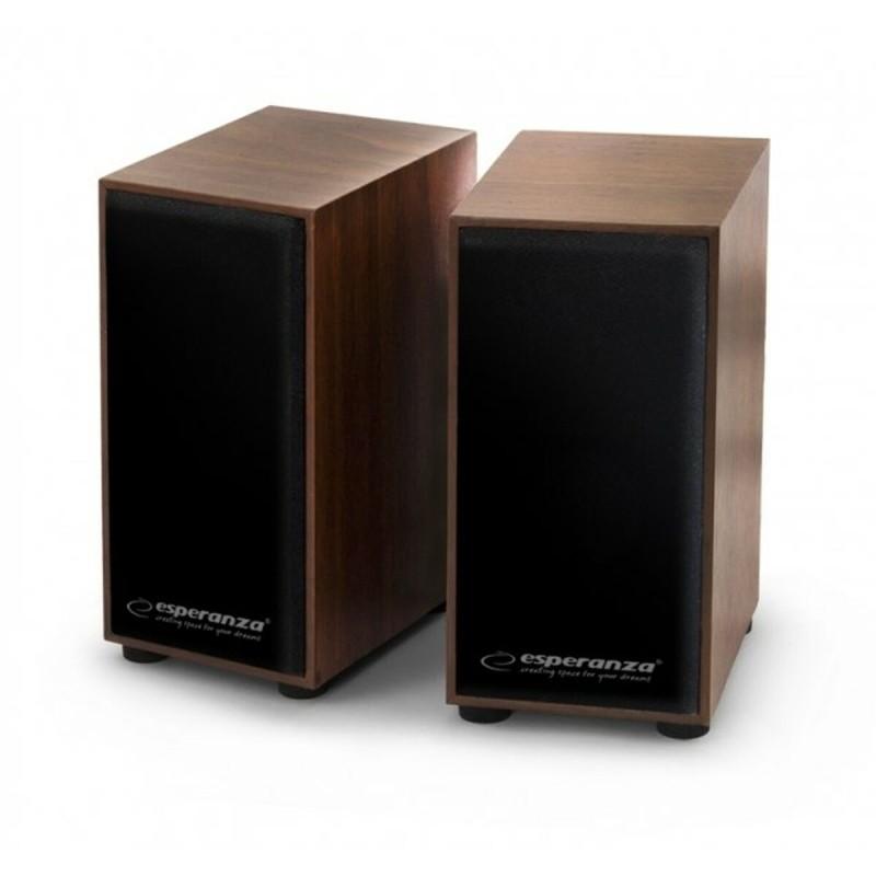 Altavoces PC Esperanza 2.0 FOLK Madera