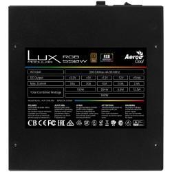 Fuente de Alimentación Aerocool LUXRGB550M 550 W 80 Plus Bronze