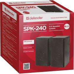 Altavoces PC Defender SPK-240 Negro