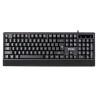 Teclado Activejet K-3255 Negro Monocromo QWERTY