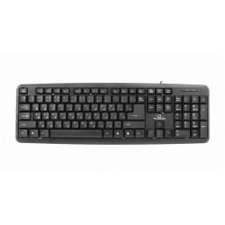 Teclado Titanum TKR101 Negro Monocromo Inglés Ruso QWERTY