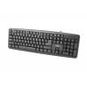 Teclado Titanum TKR101 Negro Monocromo Inglés Ruso QWERTY