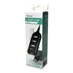 Hub USB Vakoss TC-234UX Blanco Negro