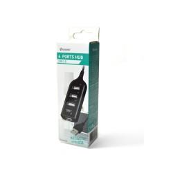 Hub USB Vakoss TC-234UX Blanco Negro