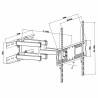 Soporte TV MacLean MC-760 32" 55" 26" 30 Kg