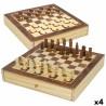 Tablero de Ajedrez y Damas Colorbaby Cajón Madera (4 Unidades)