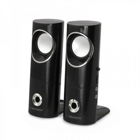 Altavoces PC Esperanza 2.0 BEAT 6 W Negro