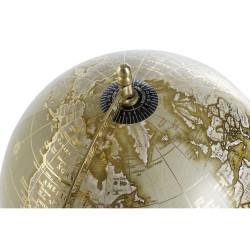 Globo Terraqueo DKD Home Decor Marrón Dorado PVC Metal 24 x 20 x 38 cm