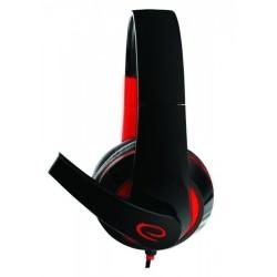 Auriculares con Micrófono Esperanza EGH300R Negro Rojo