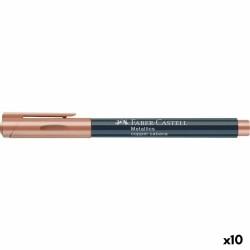 Rotulador Faber-Castell Metallics Copper Cabana (10 Unidades)