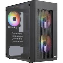 Caja Semitorre ATX Aerocool HEXFORMBKV2 Negro