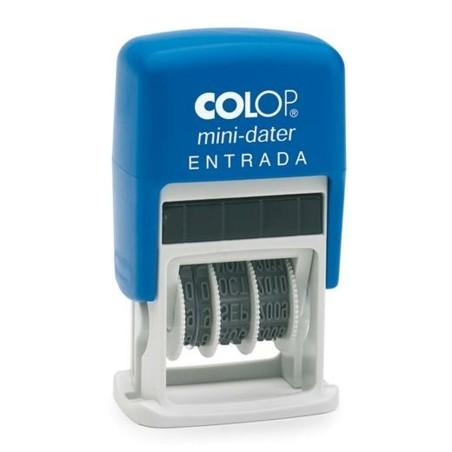 Sello Colop MINI-DATER S160 Azul 5 x 25 mm