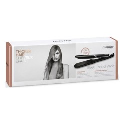 Plancha de Pelo Babyliss Sleek Control Wide Negro