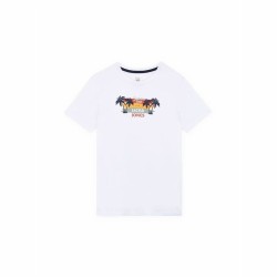 Camiseta de Manga Corta Infantil Jack & Jones Jjsummer Smu Vibe Tee Blanco