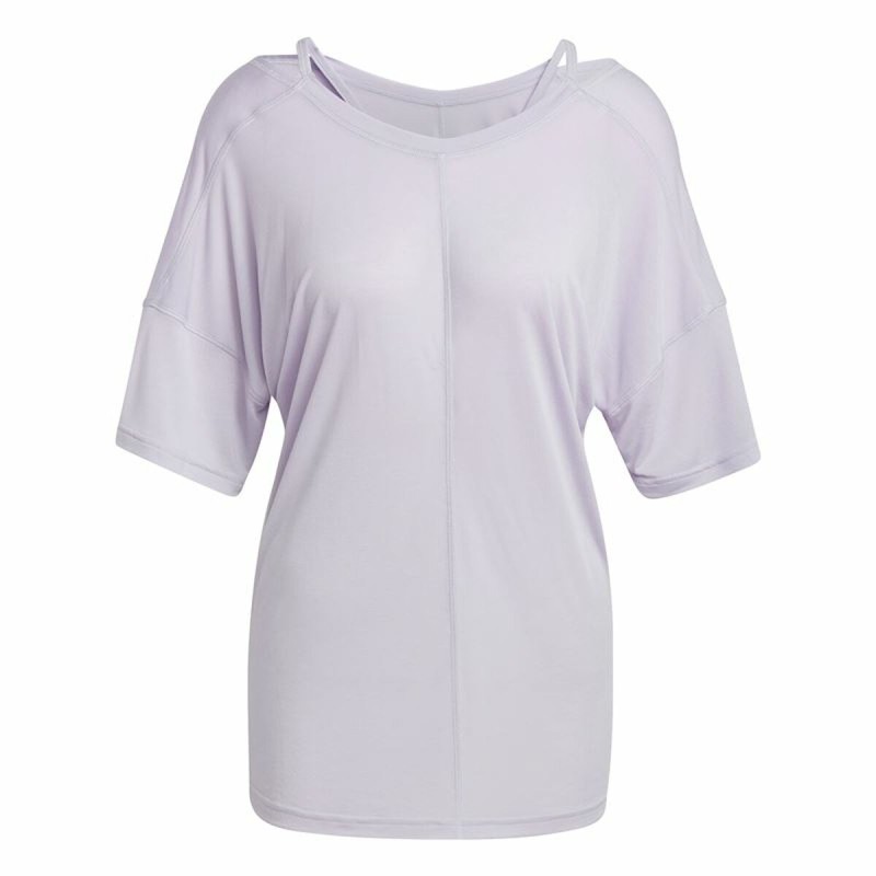 Camiseta de Manga Corta Mujer Adidas Studio Oversized Lila