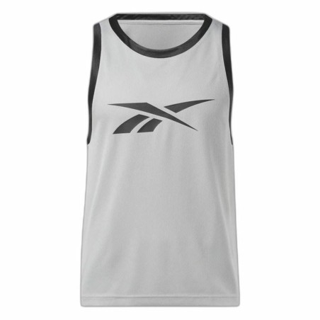 Camiseta de baloncesto Reebok Gris claro