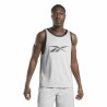 Camiseta de baloncesto Reebok Gris claro