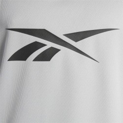 Camiseta de baloncesto Reebok Gris claro