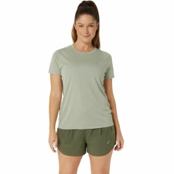 Camiseta de Manga Corta Mujer Asics Core Oliva