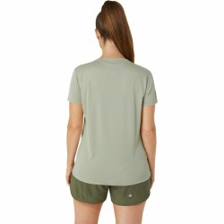 Camiseta de Manga Corta Mujer Asics Core Oliva