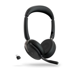 Auriculares Bluetooth con Micrófono Jabra Evolve2 65 Flex Negro