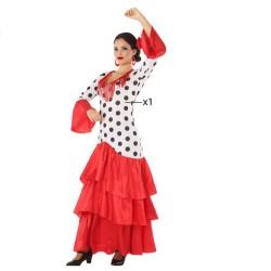 Disfraz para Adultos Flamenca Rojo España