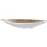 Centro de Mesa Alexandra House Living Blanco Dorado Cerámica 10 x 45 x 26 cm