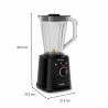 Batidora de Vaso Moulinex LM88A810 Negro 1200 W 1,5 L 2 L