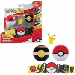 Figuras de Acción Bandai Pokémon Clip belt 'N' Go Pikachu