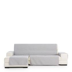 Funda para chaise longue de brazo corto izquierdo Eysa SILVER Gris claro 100 x 110 x 290 cm