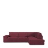 Funda para chaise longue de brazo largo derecho Eysa ROC Teja Rojo Oscuro 110 x 120 x 500 cm