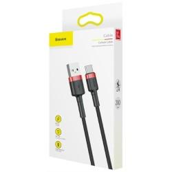 Cable USB A a USB C Baseus Cafule Negro 2 m