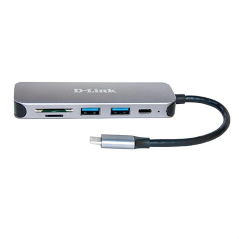 Hub USB D-Link DUB-2325 Gris