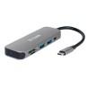 Hub USB D-Link DUB-2325 Gris