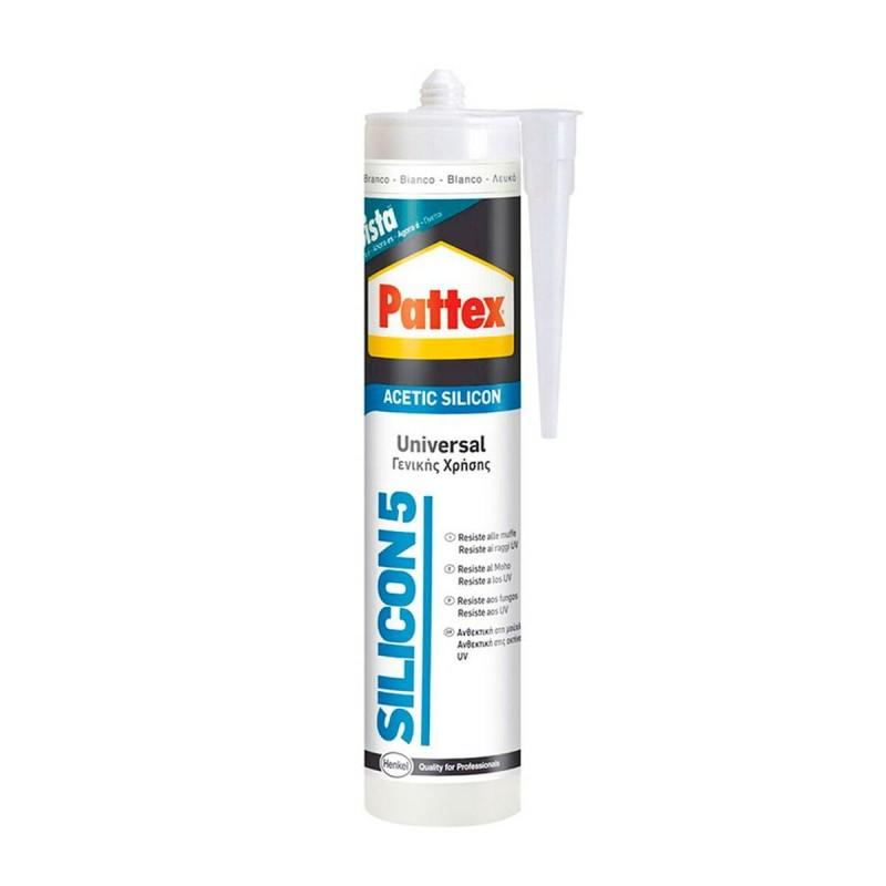 Silicona Pattex Silicon 5 Universal Blanco 280 ml