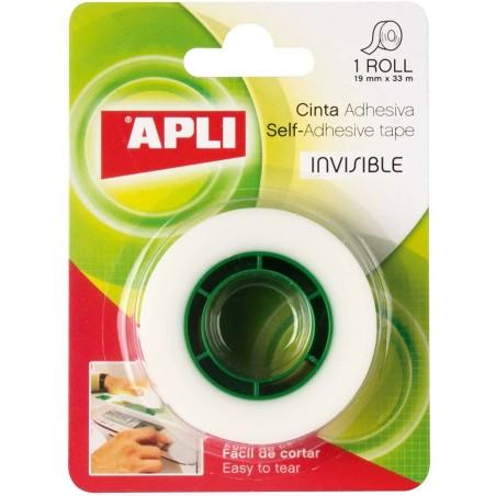 Cinta Adhesiva Apli Transparente 10 Piezas 19 x 33 mm