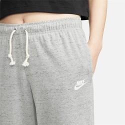 Pantalón Largo Deportivo Nike Sportswear Gym Vintage Gris Mujer