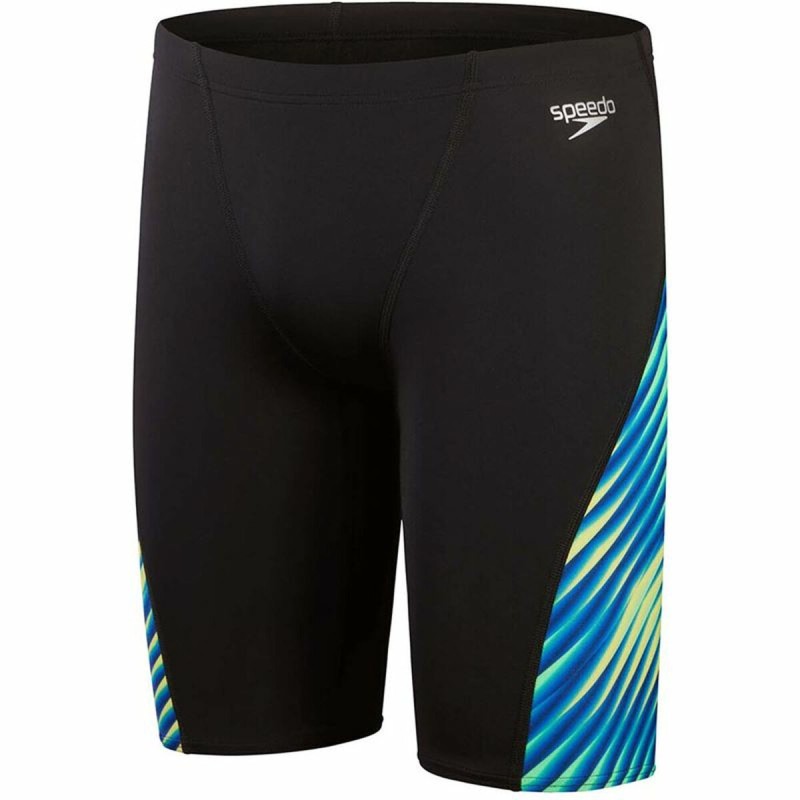 Bañador Boxer Para Niños Speedo Allover Digi V-Cut Negro