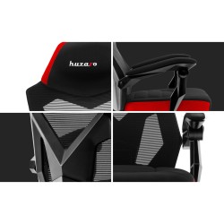 Silla Gaming Huzaro Combat 3.0 Negro Rojo