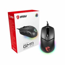 Ratón Gaming MSI Clutch GM11 Negro RGB Con cable Luces