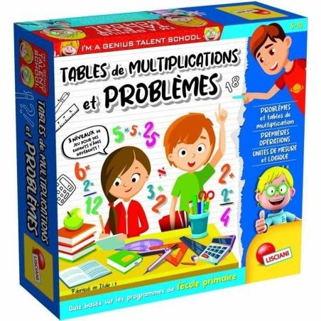 Juego Educativo Lisciani Giochi Multiplications et problèmes