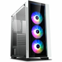 Caja Semitorre ATX DEEPCOOL MATREXX 55 V3 ADD-RGB WH 3F Blanco Negro Multicolor