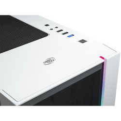 Caja Semitorre ATX DEEPCOOL MATREXX 55 V3 ADD-RGB WH 3F Blanco Negro Multicolor