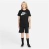 Camiseta de Manga Corta Infantil Nike Sportswear Negro