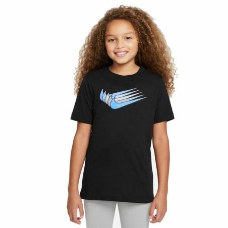 Camiseta de Manga Corta Infantil Nike Sportswear Negro