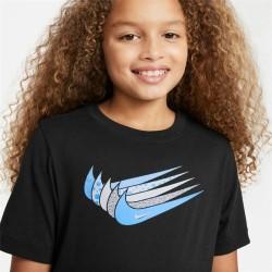 Camiseta de Manga Corta Infantil Nike Sportswear Negro