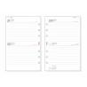 Recambio para Agenda Finocam Open R597 2024 Blanco 11,7 x 18,1 cm