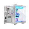 Caja Semitorre ATX Modecom Volcano Panorama APEX ARGB 7F MIDI Blanco