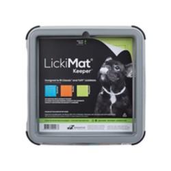 Comedero para Perro Lickimat Indoor Keeper Gris Polipropileno