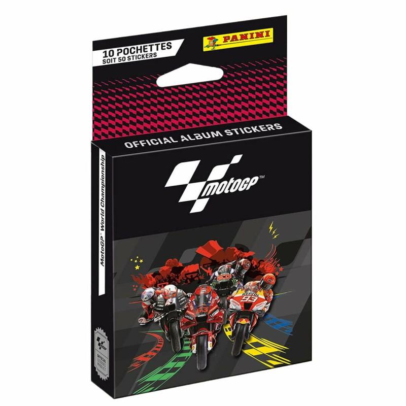 Pack de cromos Panini Moto GP 10 Sobres (Francés)